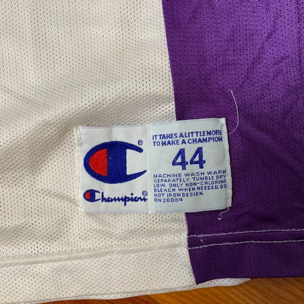 Champion NBA Phoenix Suns Jersey White Purple Marbury #3 Tank Top Mens Size L - Picture 3 of 7